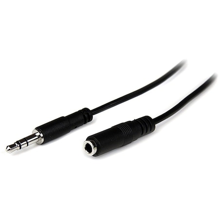 Startech.Com 2m Slim 3.5mm Stereo Extension Audio Cable - M/F MU2MMFS