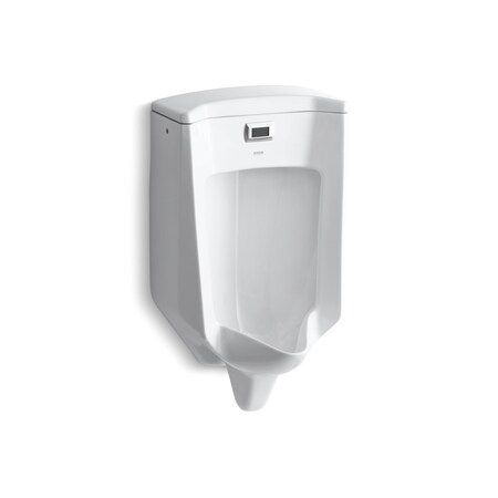 Kohler Bardon Wall-hung rear-spud touchless urinal, 0.5 gpf 32590-0