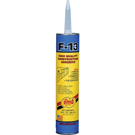 Leech Adhesives Leech F-13 10 Oz. High Quality Construction Adhesive F13-36
