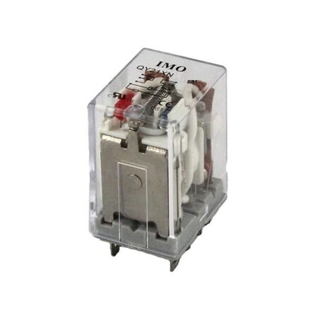 Imo Automation General Purpose Power Relay 2PCO, 10A, 12VDC, up to 1.1W QY21XN12DC