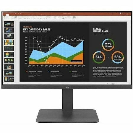 Lg 24BR650B-C 24" Class Full HD LCD Monitor - 16:9 - Textured Black 24BR650B-C