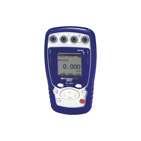 Sika Usa Loop Calibrator, 4-20mA & 0-10V Measure/Simulate, 24V Loop Supply, Ramp Mode, .015% Reading EME8AOUCMAV020