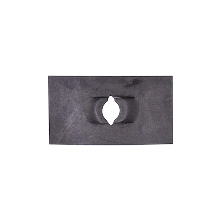 Auveco Flat Nut 6-32 Screw Size 1/2in x 7/8in, 100PK 1898
