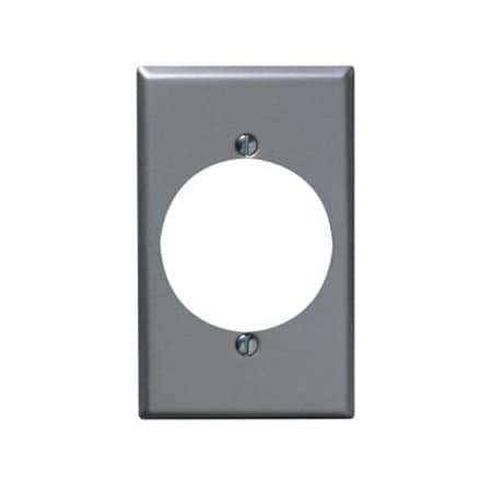 Leviton Wall Plate, Aluminum 4927