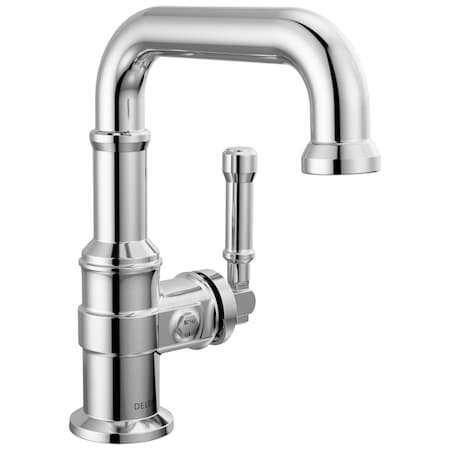 Delta Broderick Single Handle Bathroom Faucet In Lumicoat Chrome 584SH-PR-DST