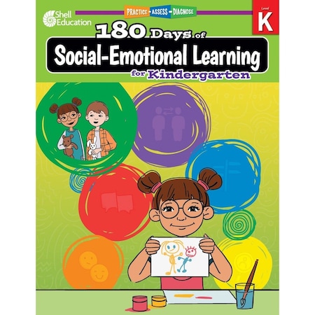 Shell Education Shell Education 126956 180 Days of Social-Emotional Learning; Kindergarten 126956