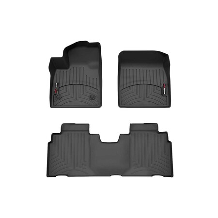 Weathertech Black, Front and Rear Floorliners 4418431-4418902