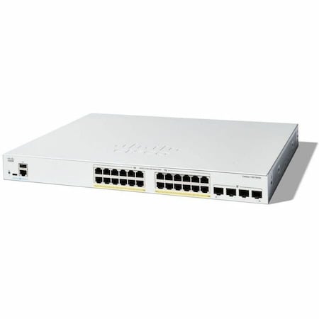 Cisco Catalyst 1300 24-port GE, Full PoE, 4x1G SFP C1300-24FP-4G