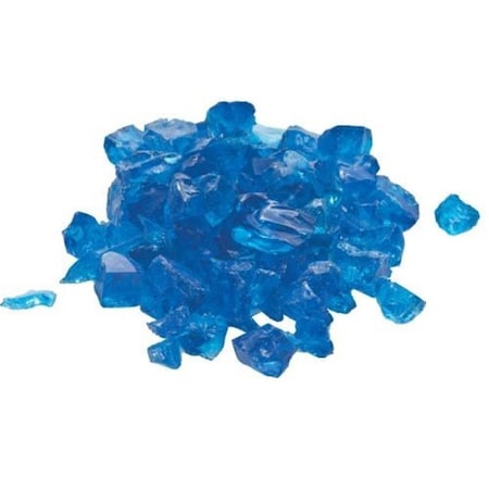 Dagan 0.5-0.75 in. Fire Glass, Aqua Blue GLL-AQUABL