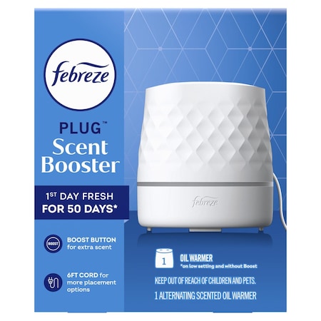 Febreze Plug Scent Booster Fresh Scent Air Freshener Oil Warmer Solid 1 pk 80787497
