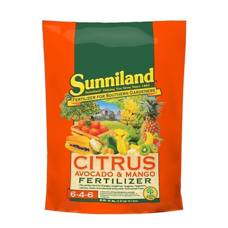 Sunniland Avocado and Mango 6-4-6 Plant Fertilizer 10 lb 120237