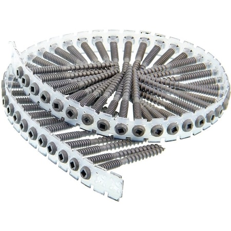 Senco Wood Screw, #8, 2-1/2 in 08S250W592