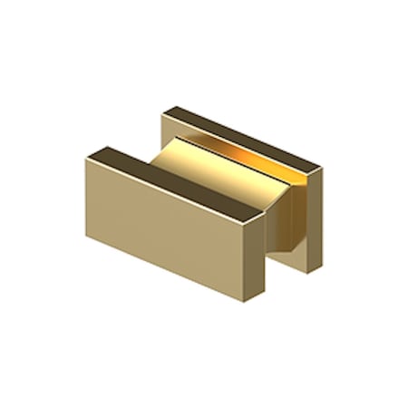 Deltana Anvil Contemporary Cabinet Knob Lifetime Brass AN138CR003