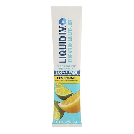 Liquid I.V. Lemon Lime Hydration Multiplier Electrolyte Drink Mix, 1.37 Ounce, 48PK LVM-0309