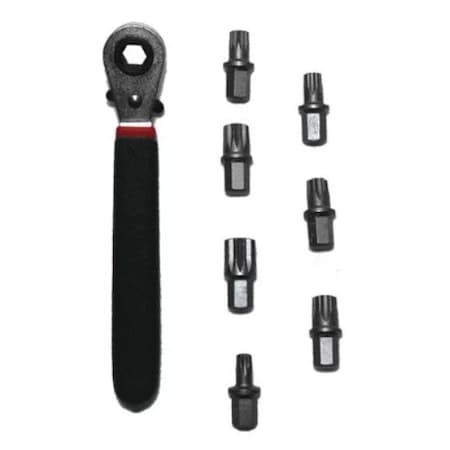 A E S Industries DOOR HINGE TOOL RMV/INST 8pc KITT AD6028