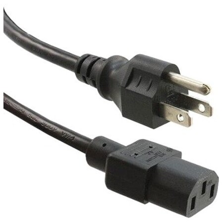 Unc Group POWER- CORD 5-15P TO C13 15AMP PWCD-515PC13-15A-25F-BLK