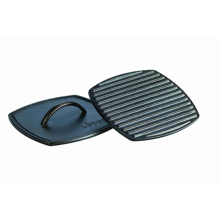 Lodge 8.25 Inch Cast Iron Panini Press, 3PK LPP3