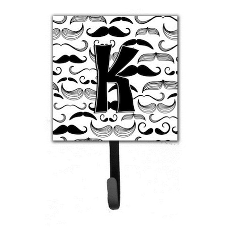 Carolines Treasures Letter K Moustache Initial Leash and Key Holder CJ2009-KSH4