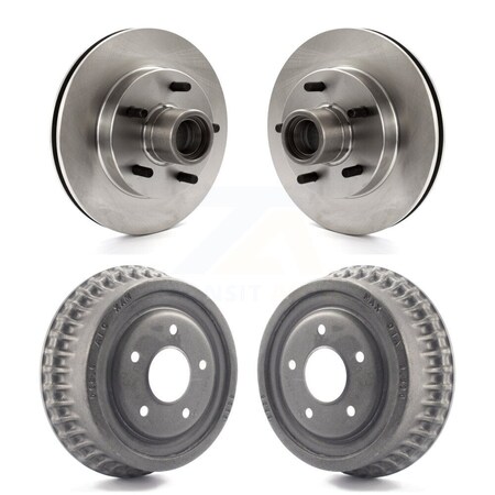 Top Quality Front Rear Brake Rotor Drum Kit For 1991 GMC Sonoma Chevrolet S10 Blazer S15 Jimmy RWD K8-102204