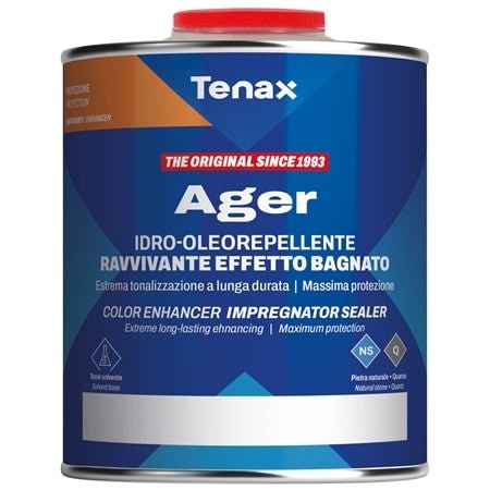 Tenax Ager Stone Enhancing Sealer - Quart. Revitalize and Enhance the Color of Natural Stone Surfaces. TAGEq