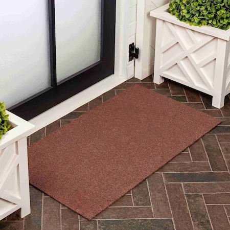 Jonathan Y Peater Classic Casual Commercial Natural Coir Beige 2 ft. x 3 ft. Indoor/Outdoor Mat CHG100G-23