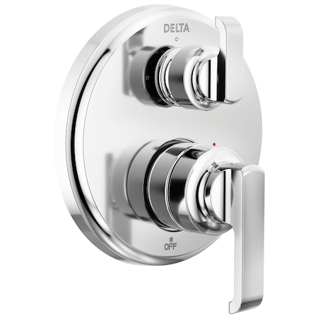 Delta Tetra 14 Series Integrated Diverter Trim With 3-Setting In Lumicoat Chrome T24889-PR