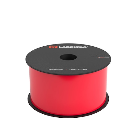 Labeltac LabelTac 4 and Pro Model High Performance 10-Year Vinyl Supply 2.5in x 150ft, Red LT2504HP