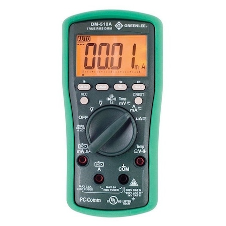 Greenlee True RMS Professional Digital Multimeter DM-510A