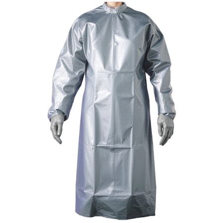 Assurance 2.7 Mil Polyethylene/EVOH Coat Apron with Sleeves, 10PK SSCA/L