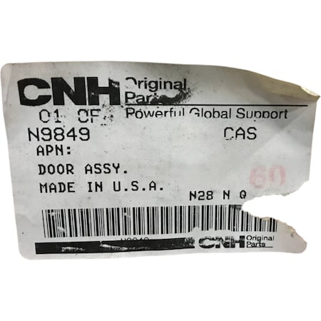 Cnh DOOR ASSEMBLY , CNH OEM N9849 N9849
