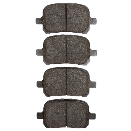 Dynamic Friction Co DFC 5000 Advanced Brake Pads - Ceramic 1551-0707-00