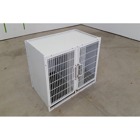 K9 Kennel Store Large Modular Powder Coated Cage Bank CBPCLG