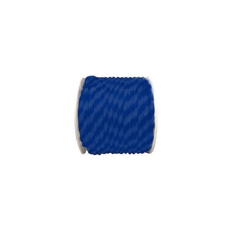Richelieu Polypropylene Rope, Solid Braid, Blue, 5/8-In. x 200-Ft. 302611TV