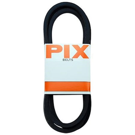 Pix 0.625 x 101 in. Black Rubber VBelt 248439