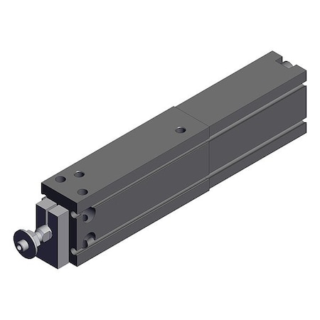 Smc Air Cylinder, M5 Air Inlet, Aluminum ZCDUKC20-50D