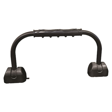 Overtime R222 22 in. GripSafe Entry Step Hand Rail, Black OV3569006