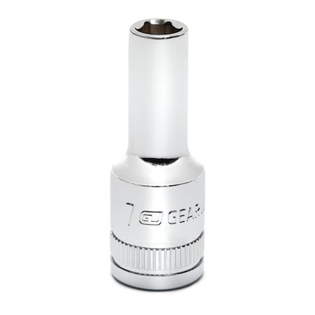 Gearwrench Mid Lenght Socket, 3/8Dr, 6Pt, 7mm 80389S-06
