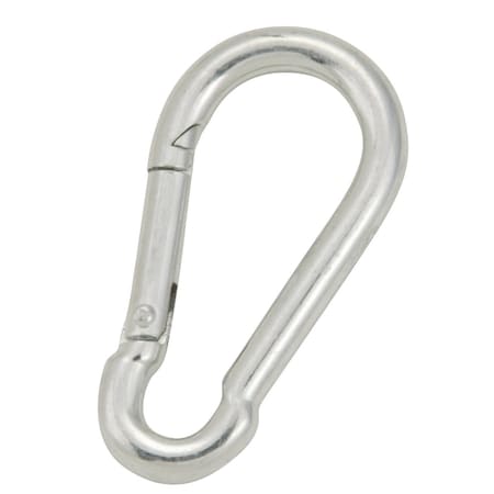 Campbell 5/16'' 130 Lb. Load Capacity Zinc-Plated Steel Safety Spring Look All Purpose Snap T7645016