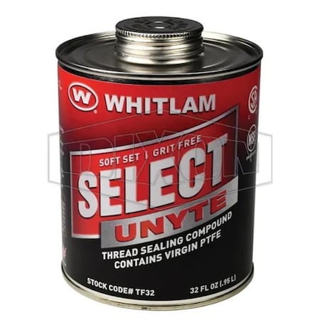 Dixon The Right Connection Thread Sealant, 1 qt, White LCTS3