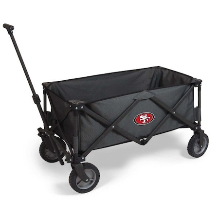Picnic Time Family Of Brands NFL San Francisco 49ers - Adventure Wagon Portable Utility Wagon 739-00-679-274-2