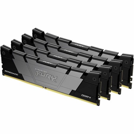 Kingston 128GB 3200MT/S DDR4 CL16 DIMM (KIT OF 4) FURY RENEGADE BLACK KF432C16RB2K4/128