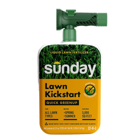 Sunday Lawn Kickstart All-Purpose Lawn Fertilizer For All Grasses 5000 sq ft RF4049