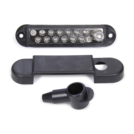 Powerhouse Terminal Block Buss Bar, Black PO3616754