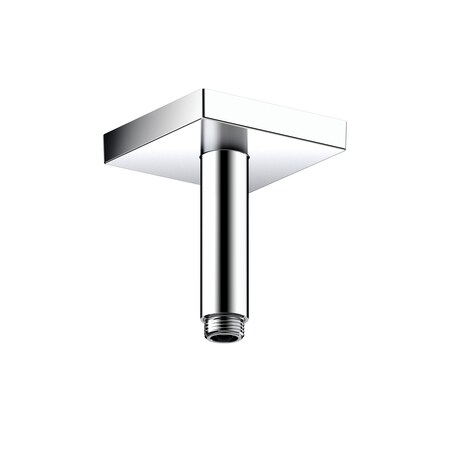 Axor ShowerSolutions Extension Pipe for Ceiling Mount Square, 4" in Chrome 26437001