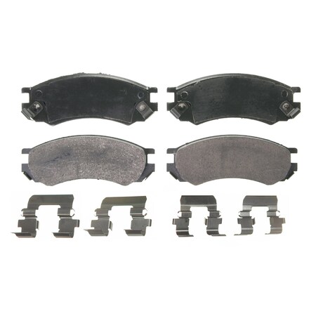 Wagner Brake QuickStop Front Disc Brake Pad Set Semi-Metallic,  ZX507