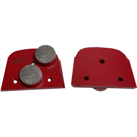 Vantage Product Diamond Grinding Disc for Lavina Grinders, 2 Round Segment, 120/150 Grit, Medium Bond M-LAV-2R120-M