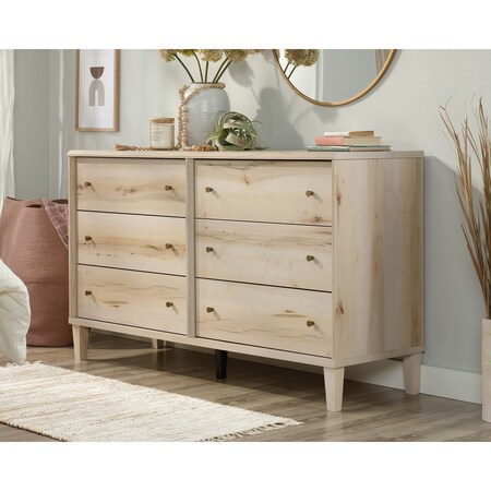 sauder dresser Pacific View 6 Dresser Prime Oak