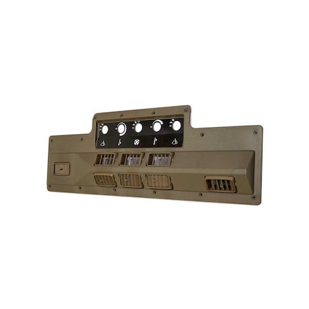 K&M Mfg A/C Control Bezel for John Deere Tractors RE33620 Brown 4577