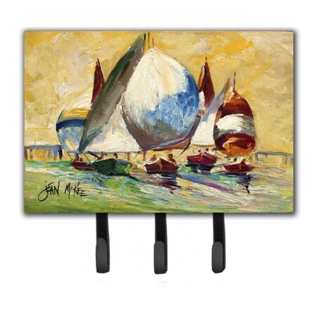 Carolines Treasures Bimini Sails Sailboat Leash and Key Holder JMK1033TH68