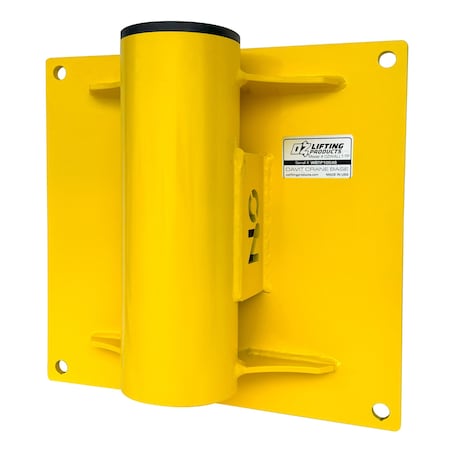 Oz Lifting Products Wall mount base for the OZTP1200DAV Tele-Pro Davit Cranes OZWALL1-TP